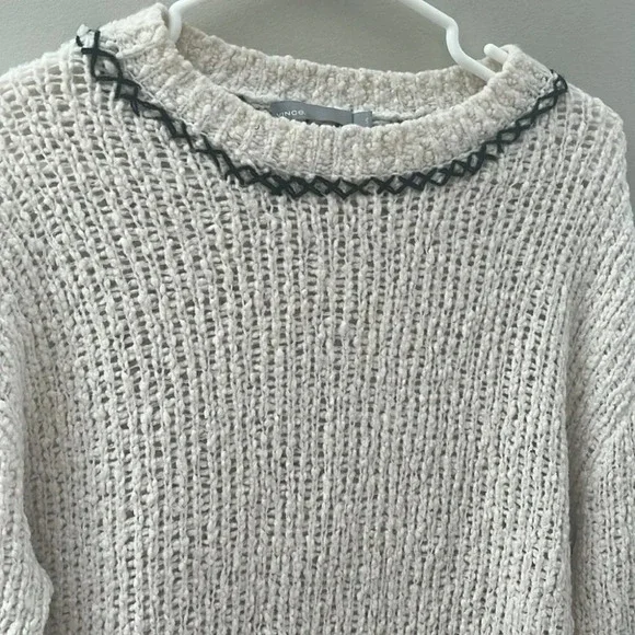 [L]Vince Crew Neck Pull over Wool Blend  Sweater - Picture 3 of 6